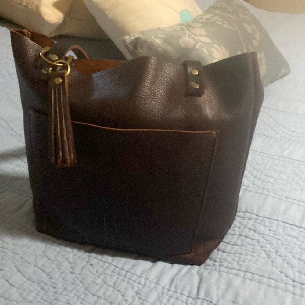 Portland all leather bag